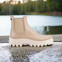 Igor W10279 Soul Bej&siyah Kadın Yağmur Botu Bej Bej