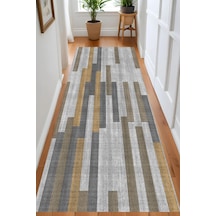 Eliana Home Dijital Baskı Yıkanabilir Kaymaz Taban Salon Halısı Ve Yolluk Rv077-fnl350 Gri