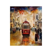 Kadıköy Tramway Sayılarla Boyama Seti - Çerçeveli, 40x50cm