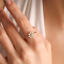 Altın Papatya Yüzük 14K 530501019