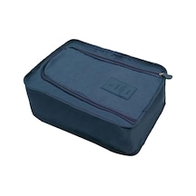 Lacivert Taşınabilir Katlanır Küçük Saklama Çantası Ayakkabı Saklama Çantası Çok Fonksiyonlu Plaj Seyahat Ayakkabı Çantası Lacivert