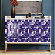 10 Adet 10x10 Cm Mor Mozaik Sert Kiremit Etiket Düz Baskılı 2d Transferler Kapak Mutfak Banyo İçin Duvar Kağıdı Kabuğu Sopa Sanat Posterleri 8 Diğer