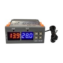 Vkemall "dijital Led Termostat Kontrol Cihazı -50 C/+120 C, 10a Çıkış, Ntc Sensörlü Stc-3018 "