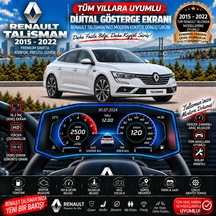 Renault Talisman 2015-2022 İçin Digital Gösterge Odb Ekran Arıza Göstergesi Turbo Gösterge Hayalet Ekran