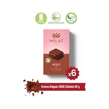 Milat Sütlü Dolgulu Çikolata 6 60 G