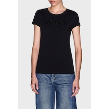 Armani Exchange Bayan T Shirt Xw002106 Af10356 Uc001 Siyah Siyah