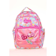 Kaukko Kids Sırt Çantası Aynalı Nakışlı Sweet L5139