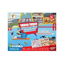 Lino Tekrar Tekrar Kullanılabilen Sticker Pad Taşıtlar Ls-603