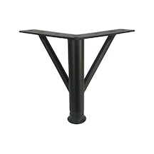 Firkete Ayak Metal 12 Cm Mat Siyah Mobilya Koltuk Ayağı Siyah Diğer