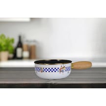Ahşap Kulplu Mini Tava Çok Renkli