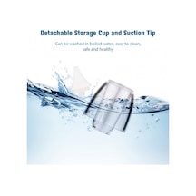 Novahub Moveevo Bebek Burun Aspiratörü - 3 Seviye Emme, Sessiz, Dahili Pil, Işık & Müzik