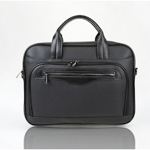 Unisex 15.6" Deri Evrak Bölmeli Laptop Çantası