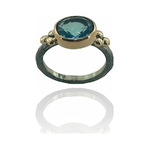 Magümüş El Üretim Doğal Oval Akuamarin Otantik 925 Ayar Gümüş Yüzük Magümüş El Üretim Doğal Oval Akuamarin Otantik 925 Ayar Gümüş Yüzük