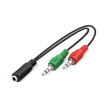 SpeedUF 3.5Mm Kulaklık Ses Mikrofon Çoklayıcı