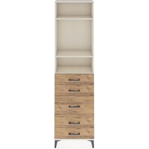 Arges Dolap 3 Raflı 5 Çekmeceli 60x30x221 Aytaşı-çam Aytaşı