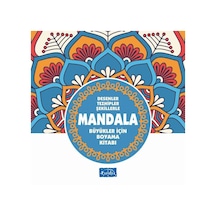 Desenler Tezhipler Şekillerle Mandala Mavi Kitap Parıltı Yayın