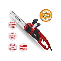 Rodex RDX906 Orman Ağaç Motoru Elektrikli Hızar Ağaç Kesme Motoru