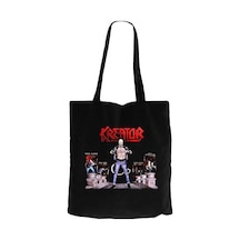 Kreator Terrible Certaint Siyah Kanvas Bez Çanta Siyah