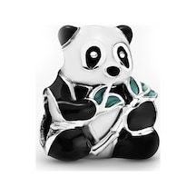 Nur Silver Panda Gümüş Charm Nur-bl01205