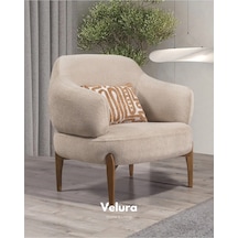 Latte Berjer & Tekli Koltuk Ekru