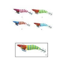 Captain 3005 Kalamar Zokası 10cm Striped Body Squid