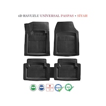 Dacia Logan 2008-2012 Uyumlu 4d Havuzlu Paspas Takımı Premium Siyah