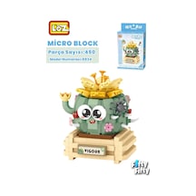 Loz Mikro Blok Serisi Kaktüs Figürü 450 Parça Oyuncak Yapım Seti Fflz-8834