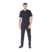 Alfa Aksesuar 03 D's Damat 221003 Pijama Takımı 3'lü Set Lacıvert