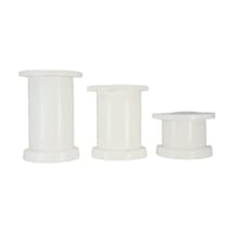 5 CM 50 LİK PLASTİK BEYAZ YUVARLAK AYAK ( 4 ADET)