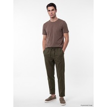 LC Waikiki Lc Waıkıkı Haki Relax Fit Gabardin Erkek Pantolon
