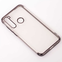 Xiaomi Redmi Note 8 Kılıf Dört Köşeli Lazer Silikon Kapak