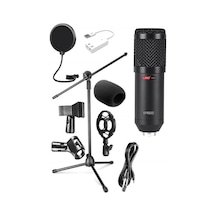 Bm800 Mikrofon + Shock Mount + Stand + Filtre + Dönüştürücü