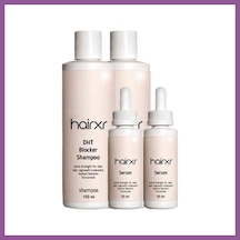 Bezos Hairx 2 Adet Saç Şampuanı Ve 2 Adet 30 Ml Ölçeğinde Saç Serumu Sağlam Parlak Uzun Güçlü Yeni Saçlar Rengaren