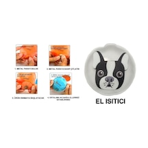 Bosphorus Peluş El Isıtıcı Cep Sobası 9 CM Gri Köpek