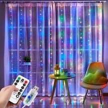 Tedar Tel Perde Led 3 3m 300 Led Rgb Najmaddin Standart