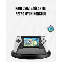 4.3 İnç Ekranlı Retro Oyun Konsolu - 64 Gb Hafızalı, Şarjlı Ve Multimedya Destekli