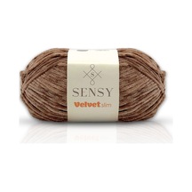 Sensy Velvet Slim El Örgü Ipi Amigurumi Ipi Hırka, Yelek, Atkı Ipi Bebek Battaniye Ipi Kadife Ip Vizon
