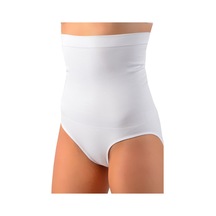 Bonbonetti Chocolate Baby & Kids Dikişsiz Şekillendirici Silikonlu Kadın Beyaz Slip Korse 890 Beyaz