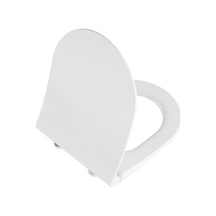 VitrA 110-003r009 İnce Universal Klozet Kapağı, Yavaş Kapanır, Kolay Çıkabilir, Beyaz
