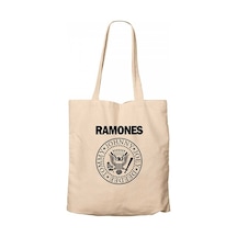 Ramones Look Out Below Krem Kanvas Bez Çanta Krem