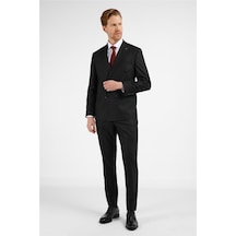 İmza Siyah Kırlangıç Yaka 6 Drop Slim Fit Takım Elbise 1001255172 Siyah İmza Siyah Kırlangıç Yaka 6 Drop Slim Fit Takım Elbise 1001255172 Siyah