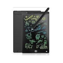 20 Inc Renkli Lcd Grafik Dijital Kalemli Çizim Tableti Yazı Tahta Not Yazma Eğitim Tableti Siyah İtem0015k20inç