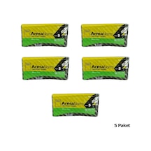 Naksan Takviyeli İnce Desenli Çizgili Siyah Çanta Poşet Torba - 50 x 60 CM - 50 Adetlik 5 Paket