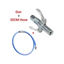 Gres Tabancası Çoğaltıcı 10000 Psı Nptı/8 Yağ Pompası Hızlı Bırakma Gres Ucu Gun With 30cm Hose Fransa