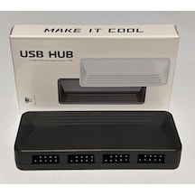 Usb Hub, Çok Portlu Bağlantı Genişletici, Siyah, Kompakt Tasarım