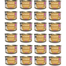 Schesir Ton Ve Tavuklu Tam Ve Dengeli Broth Pişirme Suyunda Kedi Konservesi 85 Gr. X 24 Adet