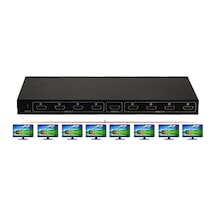 8 Port 1080P HDMI Splitter Full HD Hdmi Aktif Çoklayıcı Switch