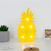 Ananas Şeklinde Ledli Dekoratif  Eğlenceli Çocuk Gece Lambası Çok Renkli