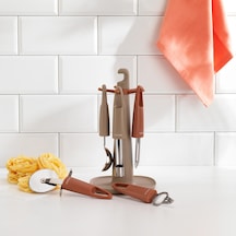 Schafer Easy Standlı Gadget Seti 6 Parça-pembe/vizon Inox