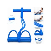 Premium Antrenman Güçlenme Sporcu Btr-blue Ayak Çekme Egzersiz Lastiği Mavi Body Trimmer